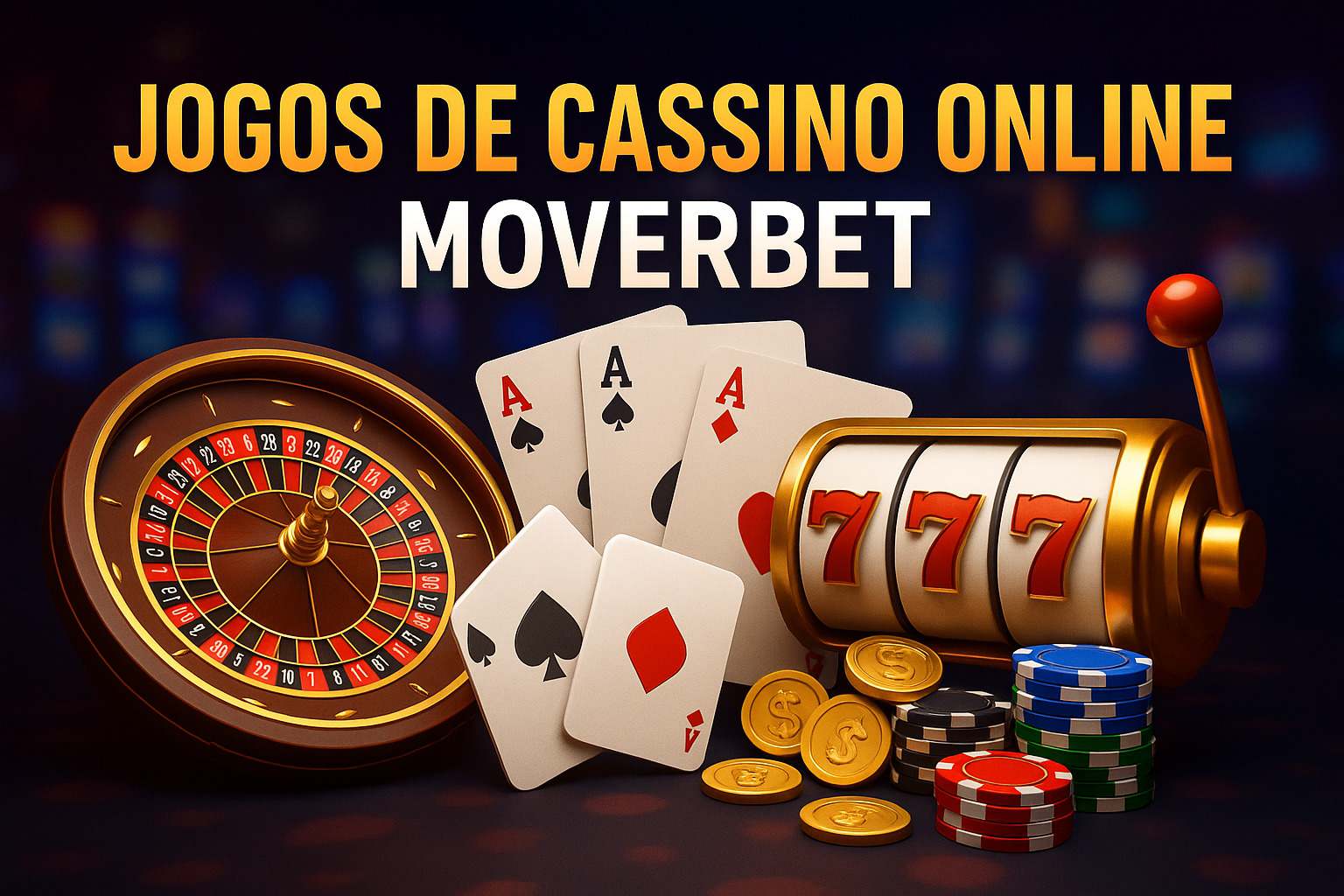 Jogos de cassino online inovadores e emocionantes na MOVERBET